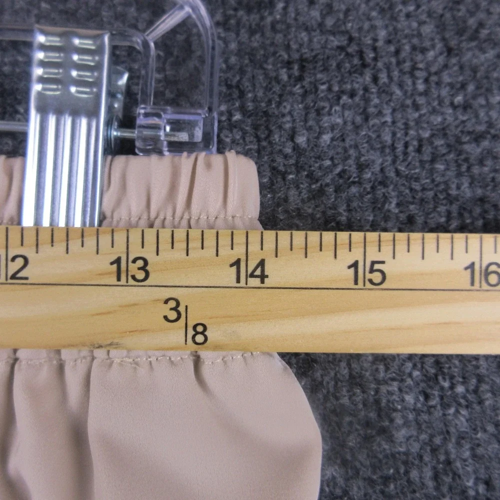 Zara Shorts Mens Medium Beige Sweat Elastic Waist Drawstring 4
